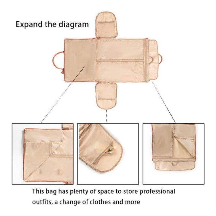 Sac de Voyage Beige et Marron