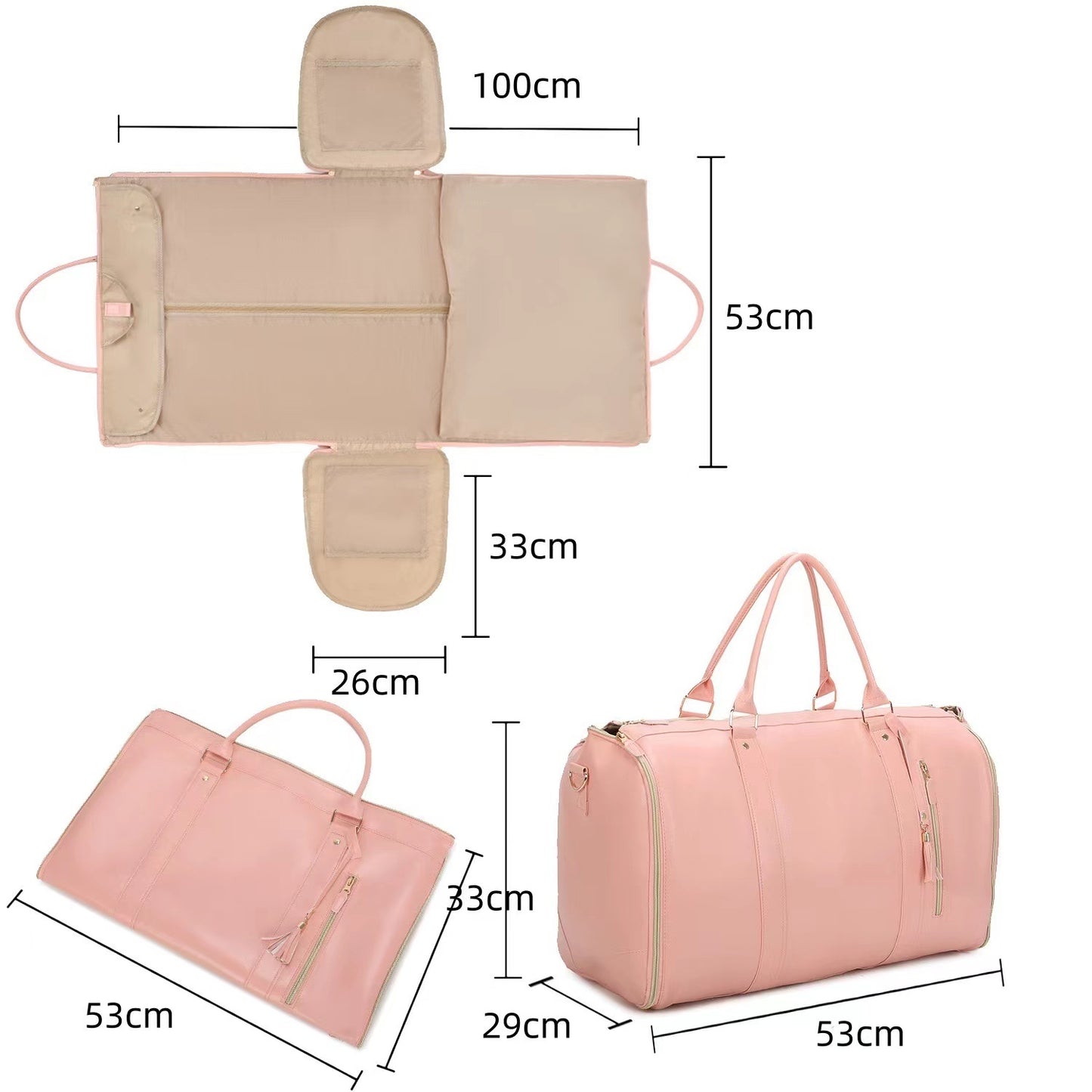 Sac de Voyage Rose